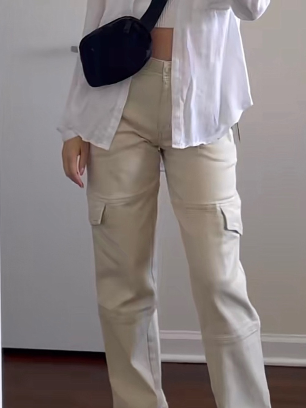 Aritzia Beige Cargo Pants
